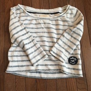 Hollister crop Terry sweatshirt xs